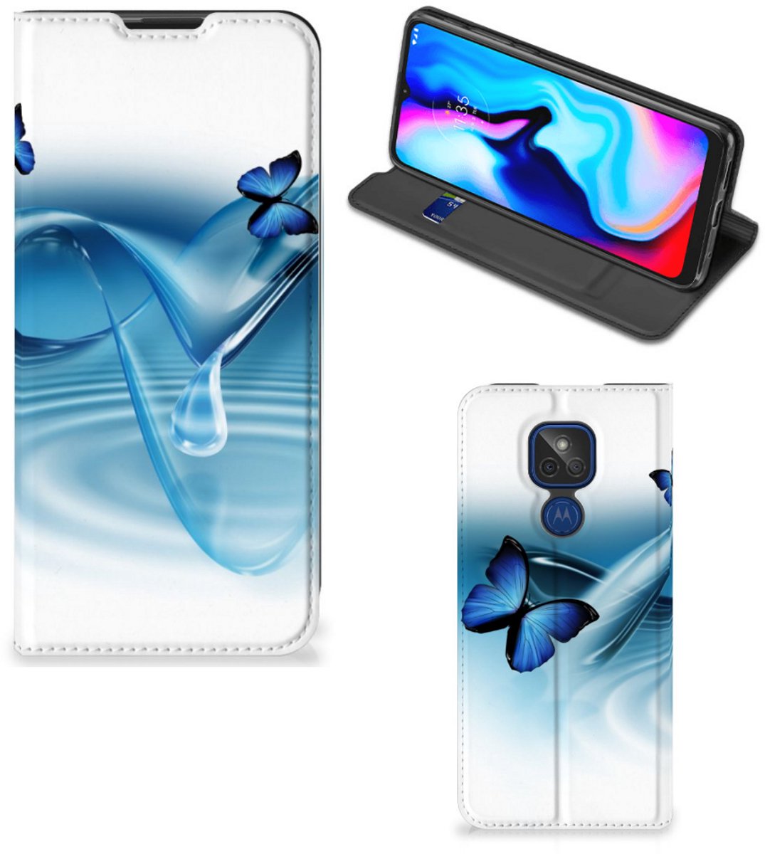 Motorola Moto G9 Play Hoesje maken Vlinders