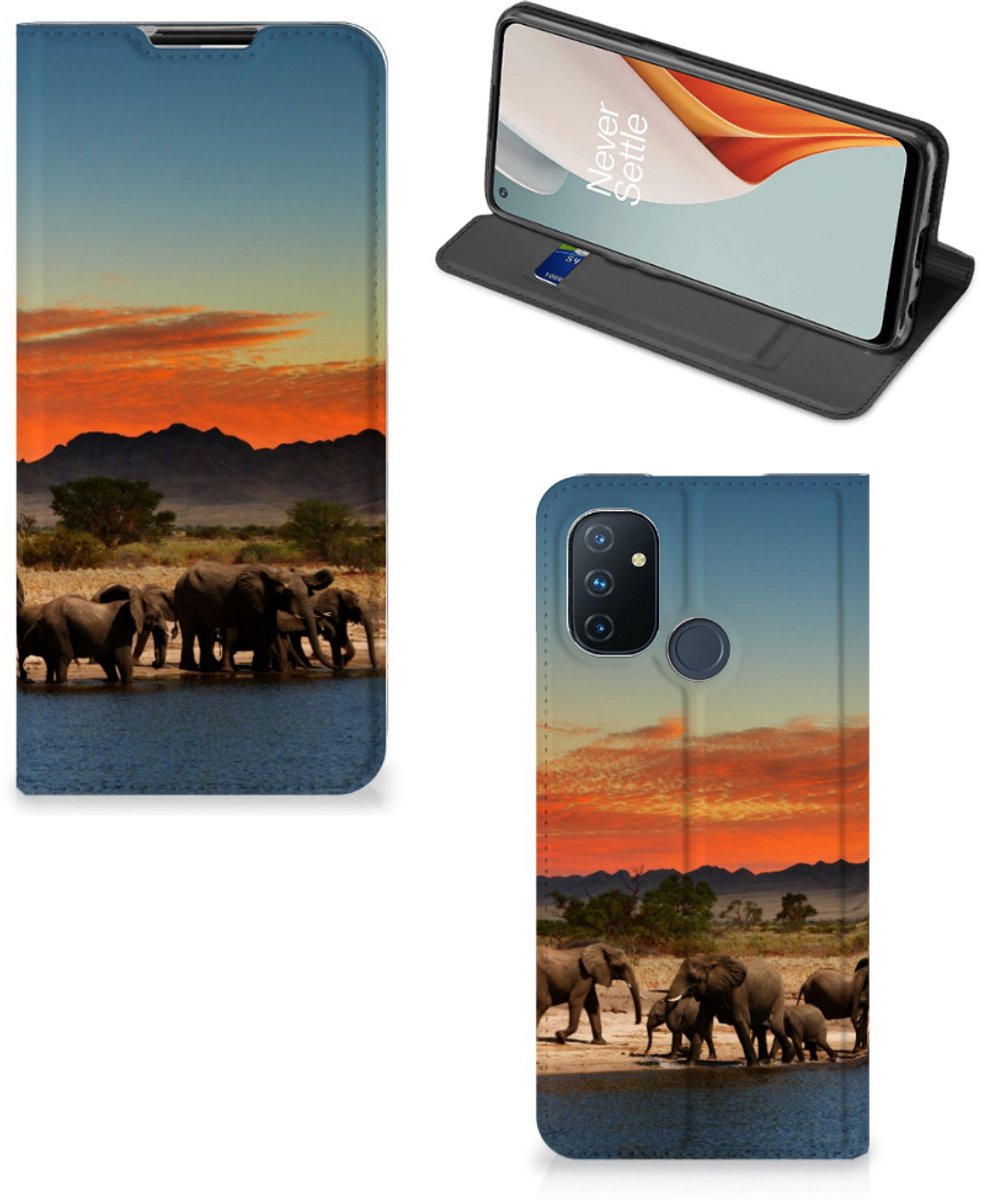OnePlus Nord N100 Hoesje maken Olifanten