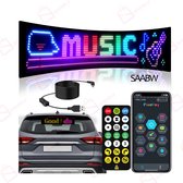 LED Display Paneel 16x64 – Programmeerbaar Auto Raam LED Bord met App & Afstandsbediening – RGB Animatie – led display paneel – auto led scherm raam – led tekst display auto – rgb led display 16x64 – app bestuurbaar led bord – 86316