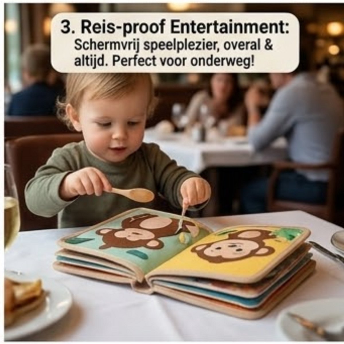 Montessori Activiteitenboekje Giraffe - Sensorisch Speelgoed - Extra Dik - Busy Board - Educatief Speelgoed - Montessori - Speelgoed - Inclusief Tas - Leeftijd 2 tot 7 Jaar — afbeelding 17