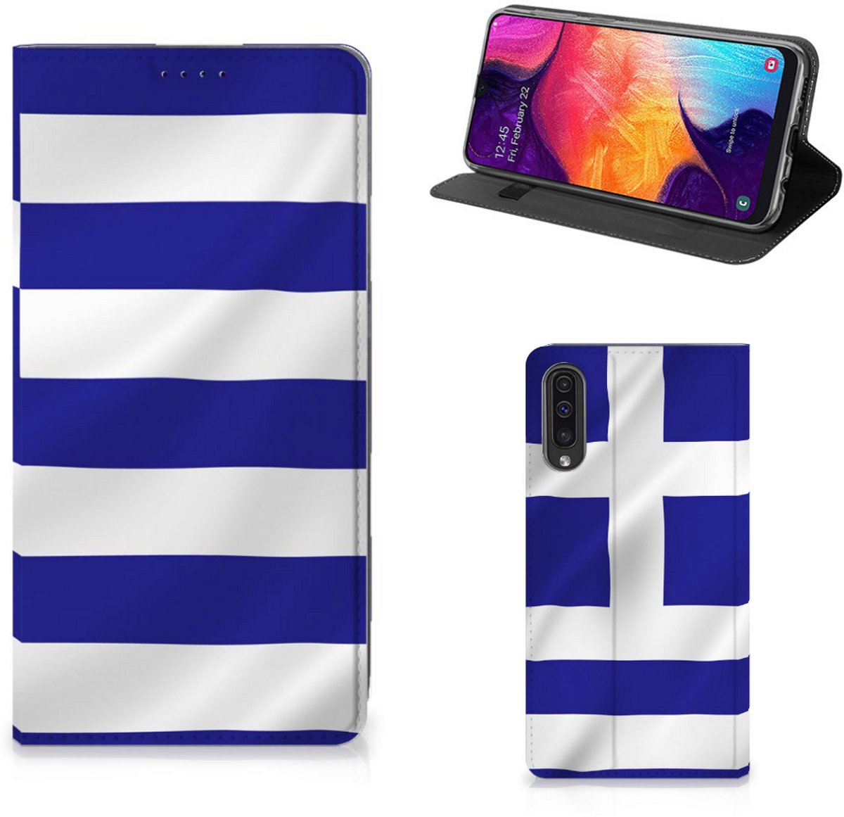 Samsung Galaxy A50 Standcase Griekenland