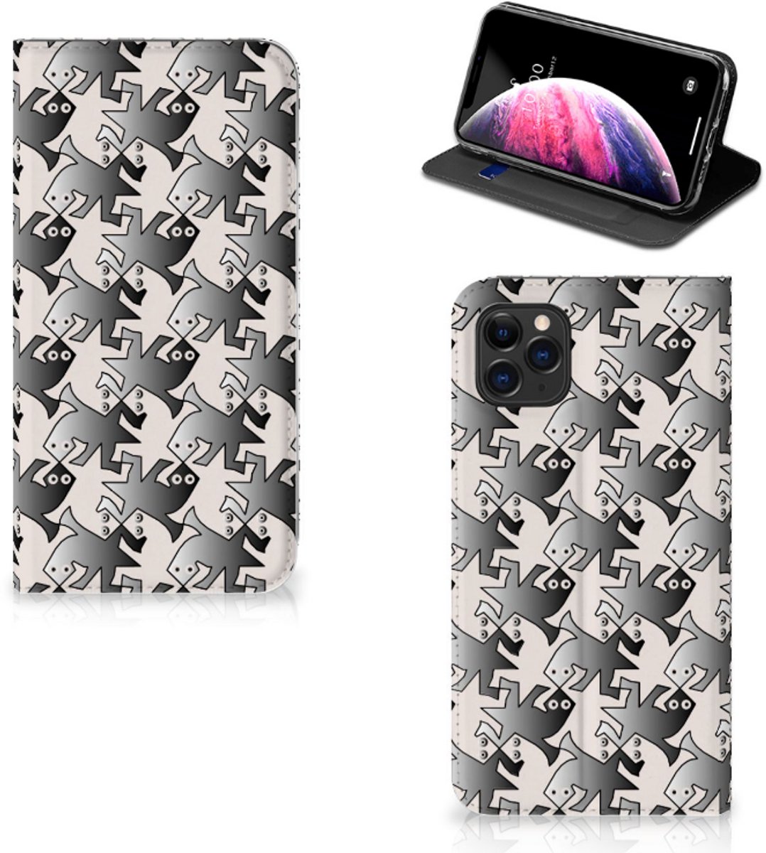 Apple iPhone 11 Pro Max Hoesje maken Salamander Grey