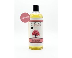 Sther Premium Massageolie - Oriental - Royale 500ml - Professionele Kwaliteit Glijmiddel op Oliebasis - Met Avocado-olie - Ultra Langdurig Glijvermogen