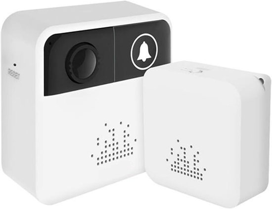 Slimme Deurbel - WIFI Intercom - Veilig Thuis - Nachtzicht - 140 Graden Kijkhoek - Wit — afbeelding 4