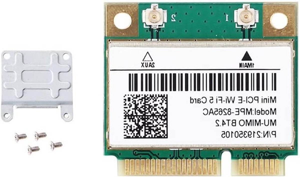 Mini PCIe Wifi Kaart - Draadloze Netwerkkaart - Snelle Internetverbinding - Dual Band AC - 7 x 5 cm