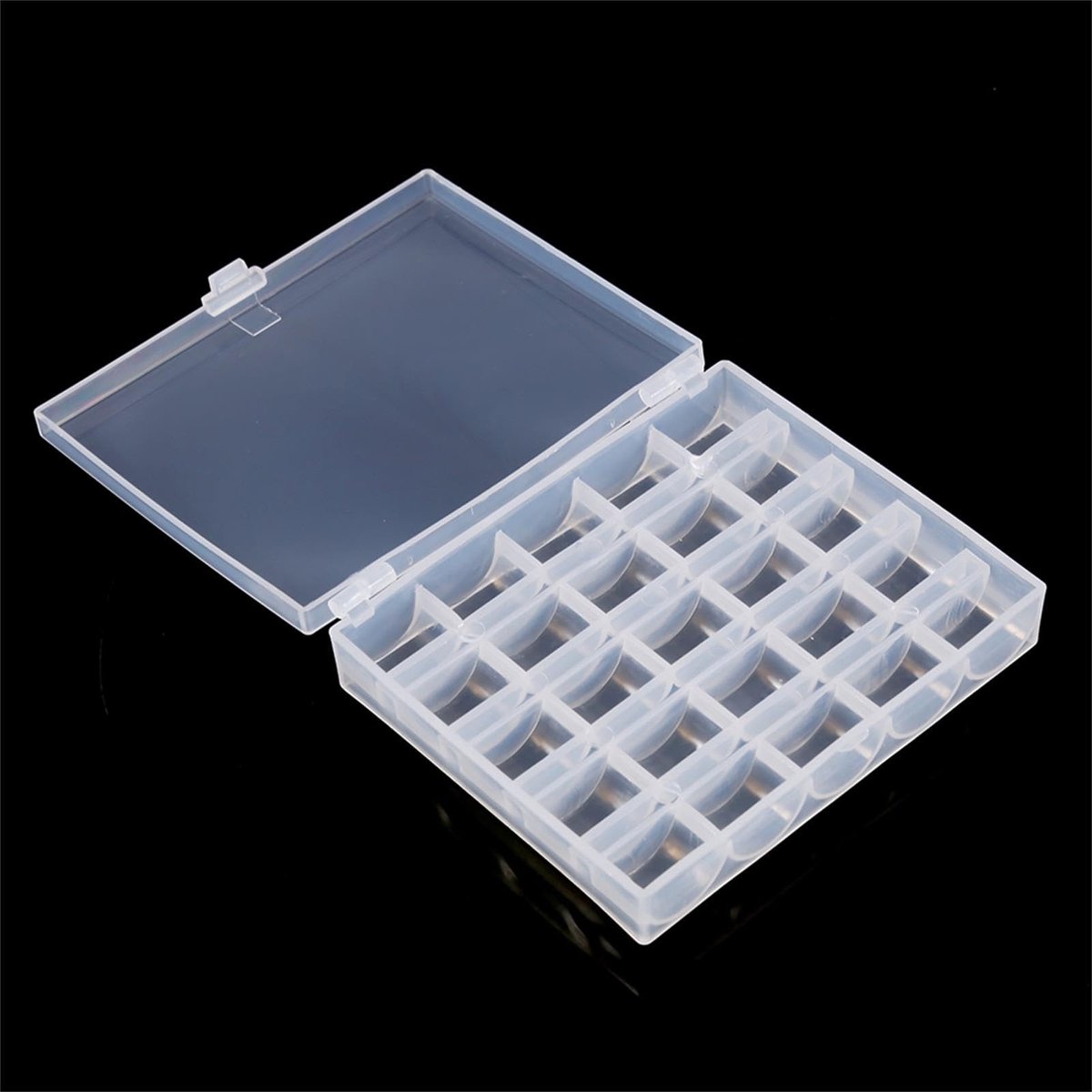 Dailygoods- Spoelbox 25 Spolen - Opvouwbaar - Rinse Container - Organisator - Schokbestendig - Duurzaam - Garenbox