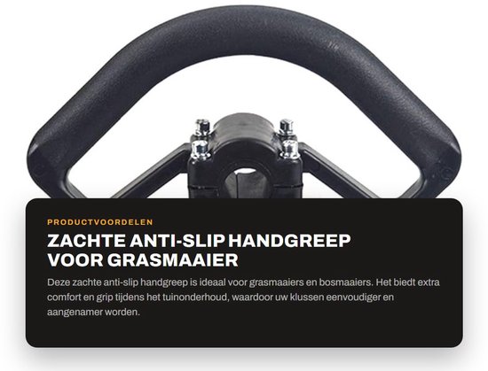 Zachte sponshandgreep voor grasmaaier- tuinbosmaaier- strimmer- schokabsorberende handgreep- tilhandgreep van Merkloos	 — afbeelding 5