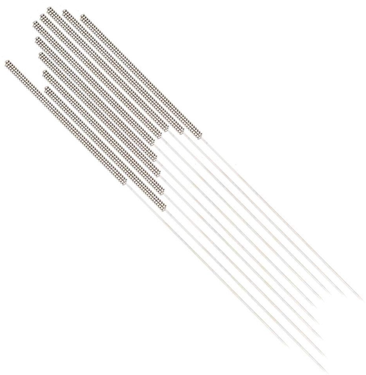 Dailygoods- Reinigingsnaaldset 10-delig - Roestvrij Staal - Flexibele Naald 0,4 mm - Mondstukreiniging - Veilig verpakt in Plastic Buis - 3D-printer Gereedschap