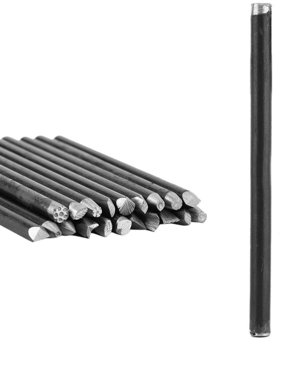 Dailygoods- Aambeeldbeiteluitrustingsset Duurzaam - Beitelset Houtbewerking - Snijgereedschappen - 20 Sticks - Voor Sieradenbewerking