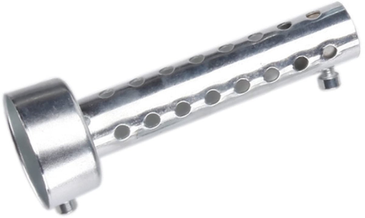 Dailygoods- Uitlaatdemper Universeel - Geluiddemper - Afneembaar - 60 mm - Verstelbaar - Hoogwaardige IJzerkwaliteit