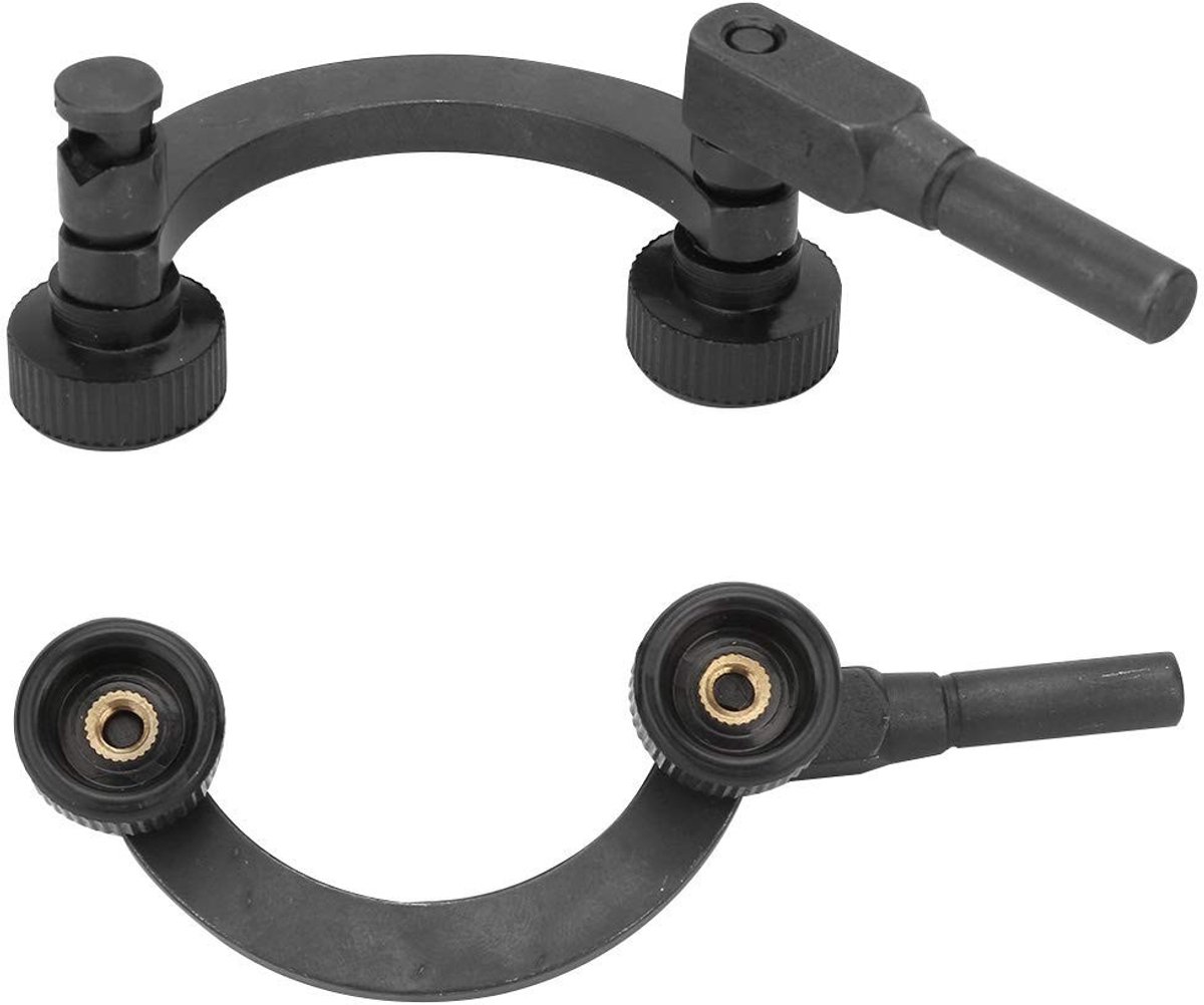 Dailygoods- Digitale Meetklokhouder - 8 mm Halfronde Combinatietest - Test Steunstandaard - Indicator voor Testverbinding - Harde Staalconstructie - Geschikt voor Comparatoren - Meetklok