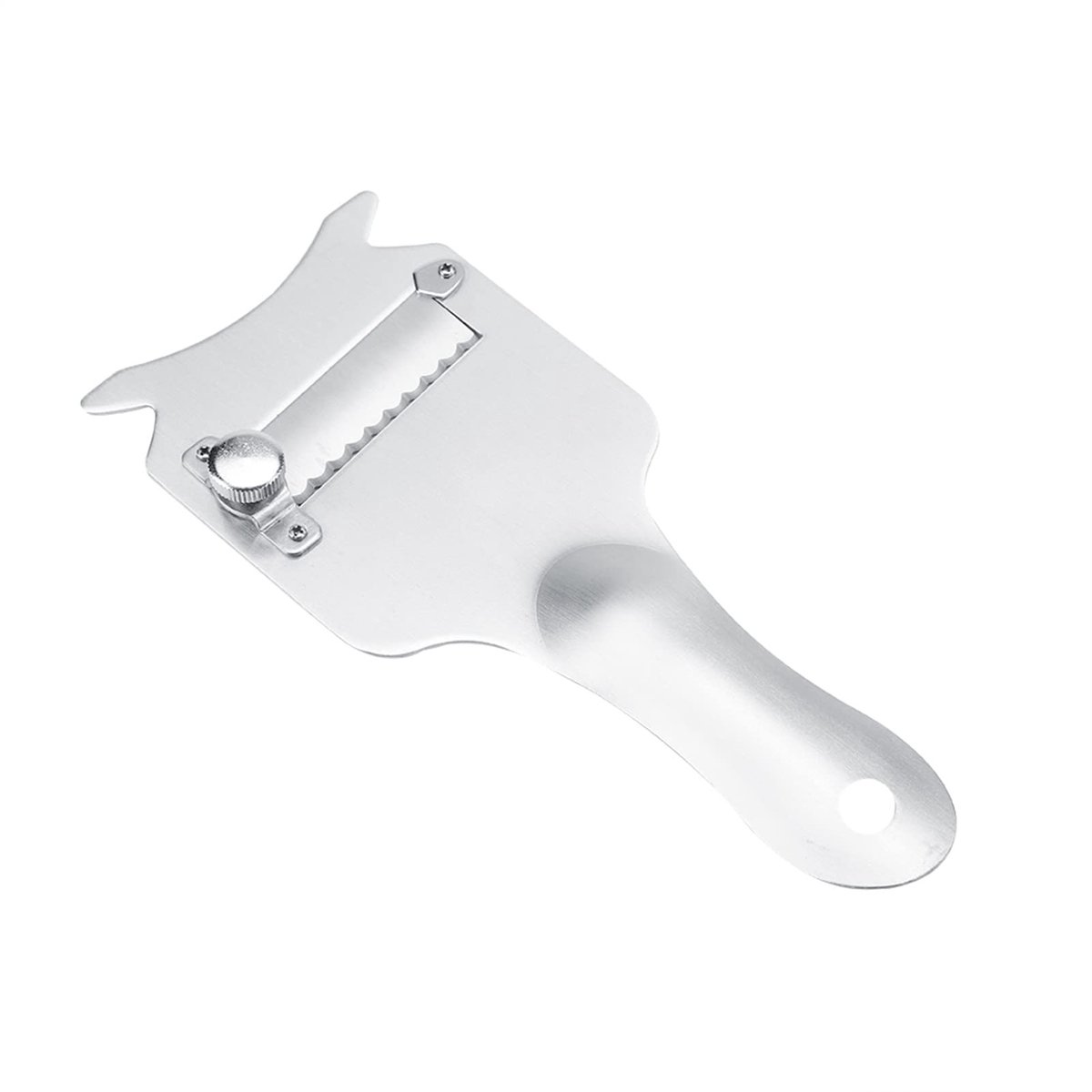 Dailygoods- Chocoladeschaaf Verstelbaar - Roestvrij Staal - Vaatwasserbestendig - Ergonomisch Handvat - Ideaal voor Truffels en Kaas - Perfecte Plakjes - Kaasschaaf