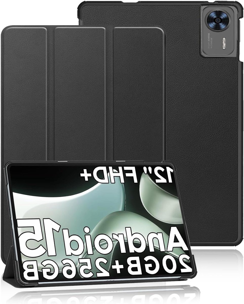 Tablethoes - Beschermhoes Cover - Tablet Beschermen - Schokabsorberend - 12 inch - Zwart