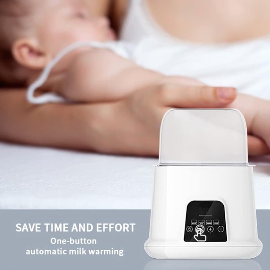 Multifunctionele Baby Fles Warmer Stoom Sterilisator Snelle Baby Voedsel Heater Grote Acity Adjtable Temperatuur Geluidsarm met LED-scherm — afbeelding 2