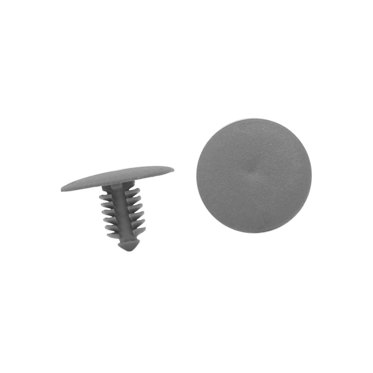 Dailygoods- Spatbord Clip 30 Stuks - Klinknagels - Klinknagel Tang - Kunststof - 7 mm Gatgrootte - Diep Grijs - Robuust en Duurzaam