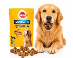 Pedigree Dentastix Chewy Chunx Maxi - Hondensnack voor Tandverzorging - Grote Honden - 68 g