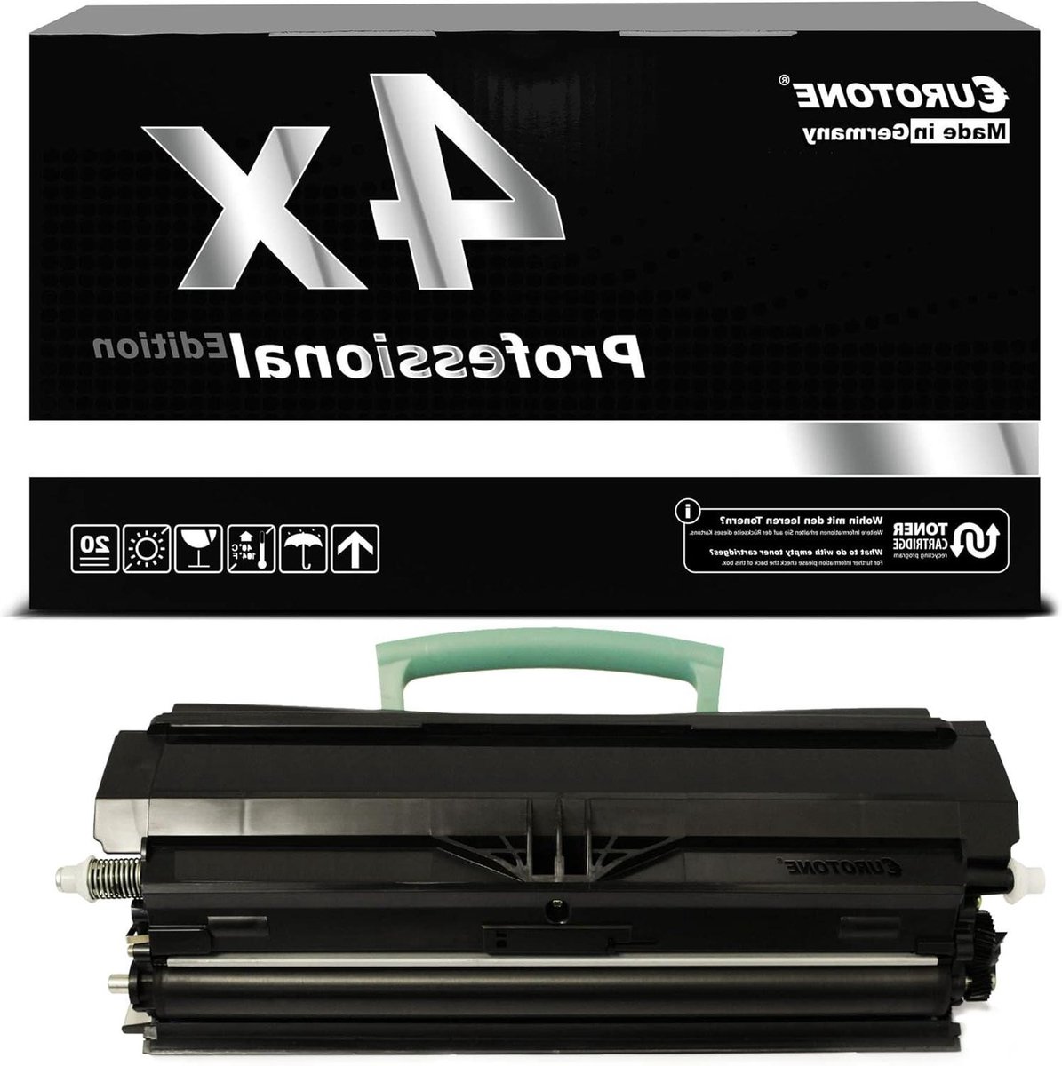 Toner Cartridges - Toners Zwart - Documenten Printen - Hoge Capaciteit - 4x 6000 Pagina's - Zwart
