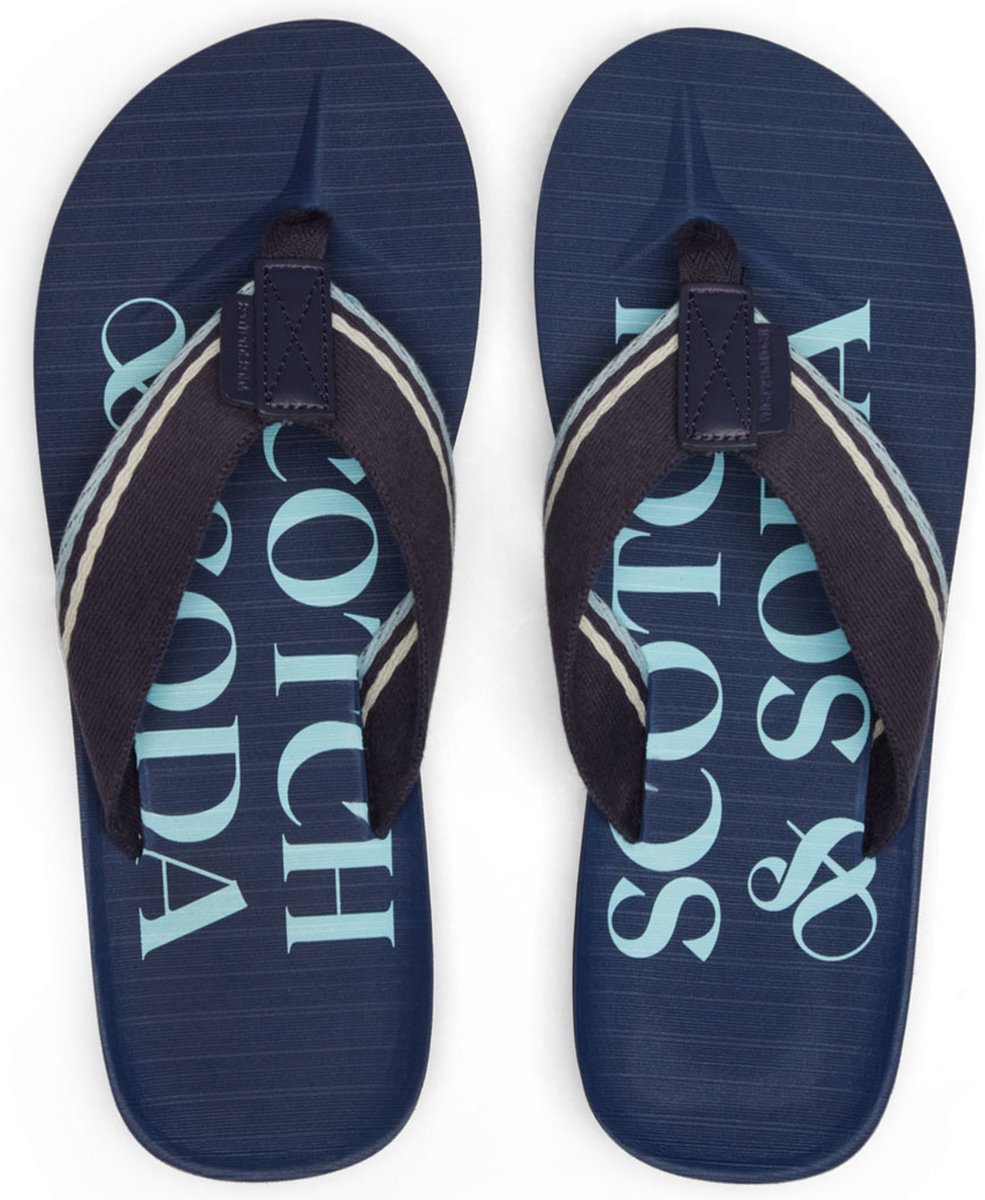 Scotch & Soda - Kamilo - Sandalen - Mannen - Marine Blauw- Maat 44