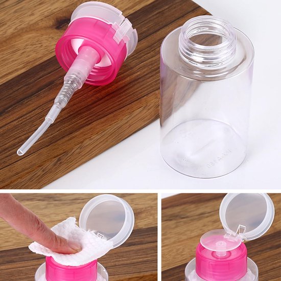 Dailygoods- Knijpflessen 4 stuks - 100 ml/150 ml - Transparante Persdispenserflessen - Navulbare Container - Duurzaam Polypropeen - Flip-Top Vloeistofreservoir - Dispenserfles van Dailygoods — afbeelding 4