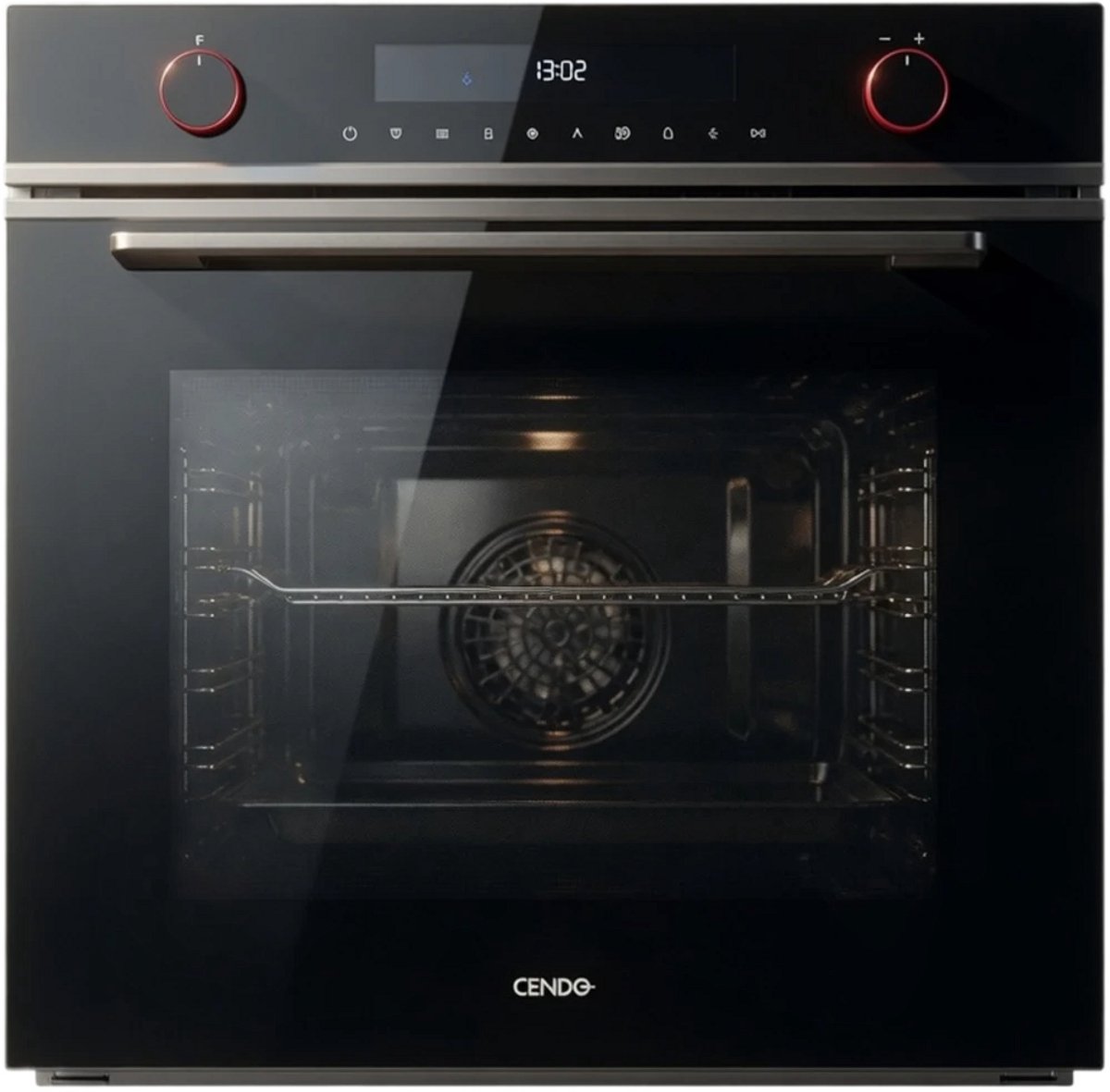 CENDO COM72L-T&K - Combi Oven met Magnetron - 60 cm - 72 Liter - Zwart - 250 Graden