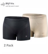 Brubeck B-LIGHT Dames Sportondergoed 2-Pack – Naadloze Boxer – Hardlopen, Wandelen en Reizen