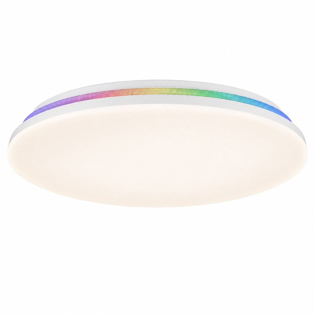 ITRONIQ Slimme Plafondlamp Met Bluetooth Speaker - RGB LED Plafonniere Wifi - Smart Home Verlichting Voor Muziek - Dimbaar