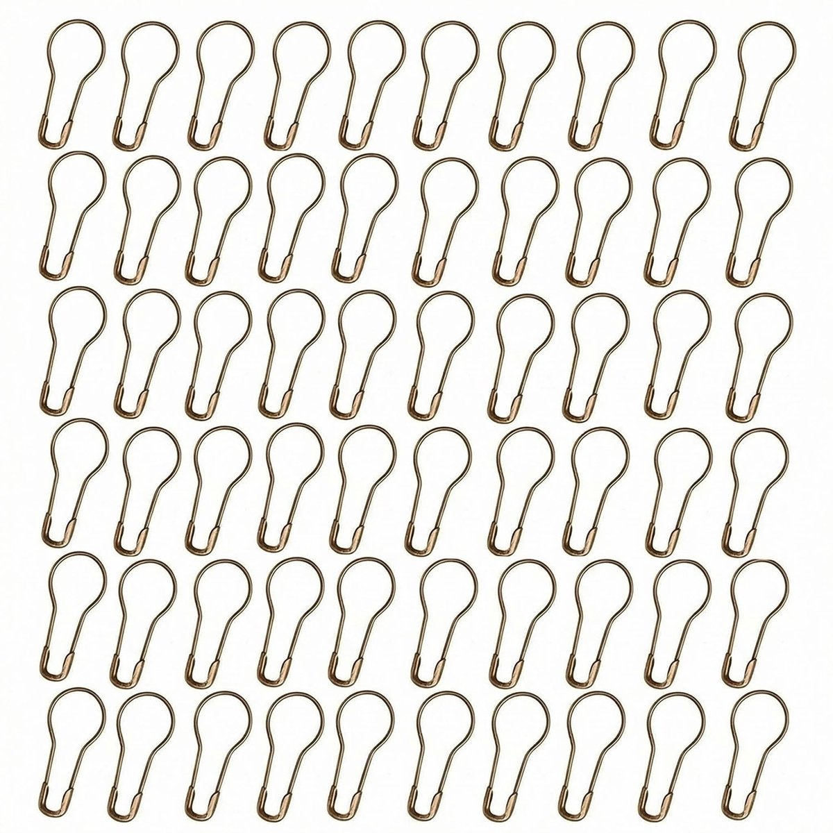 Dailygoods- Veiligheidsdraadpins 500 Stuks - Perenvormige Naalden - Handwerk Pins - Kleding Tags - Hoogwaardig Metaal - Roestvrij en Duurzaam - Veiligheidspennen