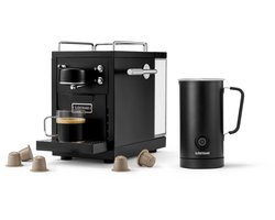 Sjöstrand Espresso Capsule Machine The Original 2.0 Black+ Melkopschuimer - Zwart- Set