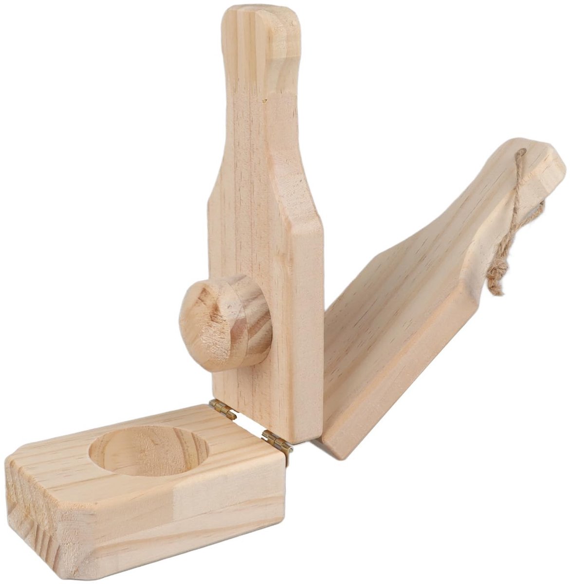 Dailygoods- Tostonera Houten - Herbruikbare Pers - Gebakken Banaan - Gevulde Plantains - Hangende Lanyard - Duurzaam Ontwerp - Plantainpers
