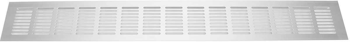 Dailygoods- Ventilatierooster 600x80mm - Aluminium - Luchtstroomopening - Ventilatie - Afzuigventiel - Eenvoudig te installeren - Veiligheid verbeteren - Luchtopening