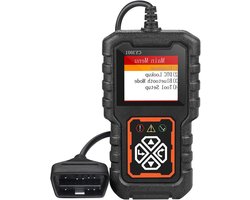 Auto Diagnose Tool - Codelezer Motor - Fouten Uitlezen - Inclusief Spanningstester - Compact Formaat - Zwart