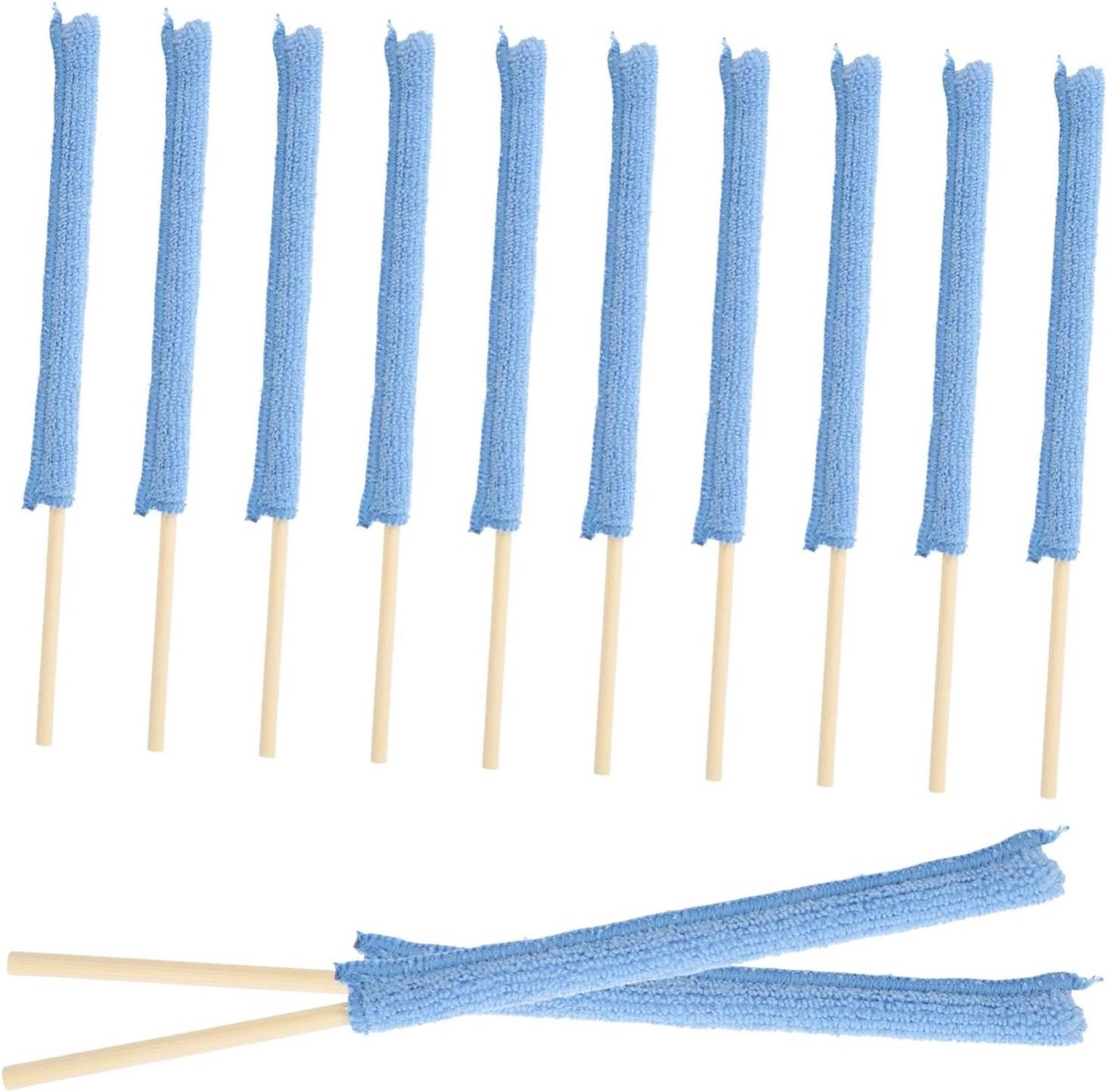 12 borstel stof droger spleetstofzuiger luchtrooster hulpmiddel voor het reinigen van ventilatoren Window Blind Cleaner Tool vezels Hemelsblauw