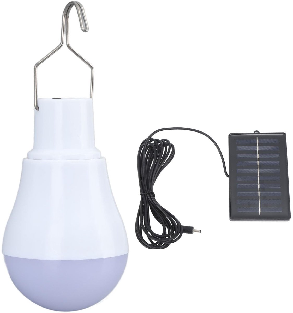 Dailygoods- Zonne-lamp Energiezuinig - Draagbare Zonne-lampen - LED Noodlamp - Zonnepaneel - Campinglicht - 500 mAh Batterij - Tuinverlichting