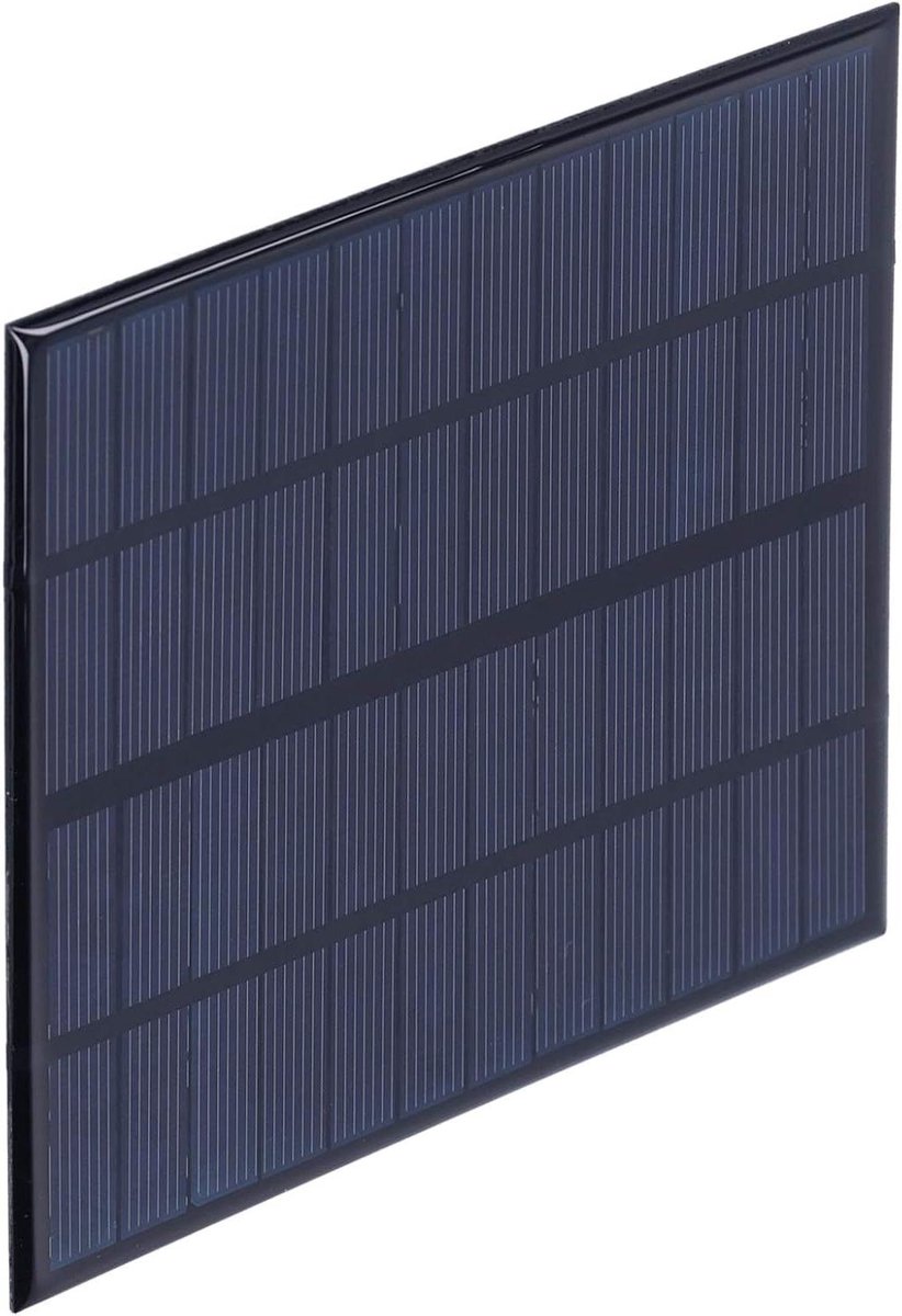 Ausla Zonnepaneel Polysilicium Zonnecelpaneel 3W 12V 145 X 145 Mm 2,8 Mm Dik -module met Hoge Conversie Lage Lichtopbrengst Gemakkelijk Te Installeren voor Zonne-speelgoed Lichten Opladers