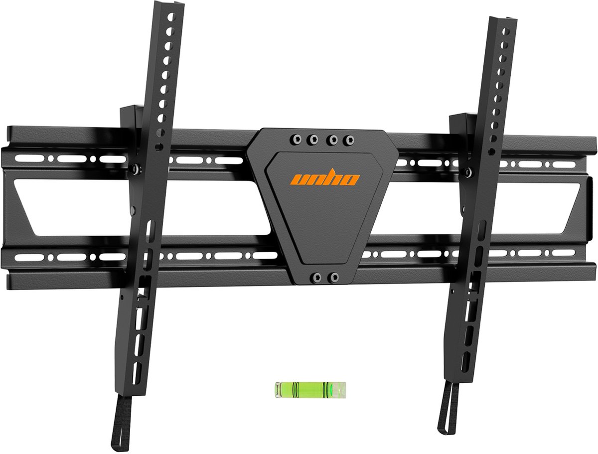 Kantelbare tv-muurbeugel voor tv’s van 30 tot 75 inch, ultradunne tv-muurbeugel met 8° kantelhoek, max. VESA 600 x 400 mm, geschikt voor zware belasting tot 40 kg