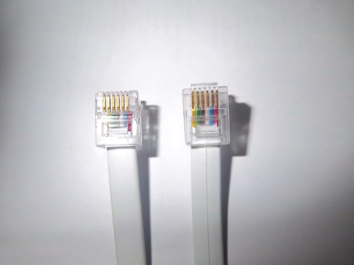 Verbindingskabel - Interface Kabel - Fietstrainer Connectie - Platte Flexibele Kabel - 6 Meter - Zwart
