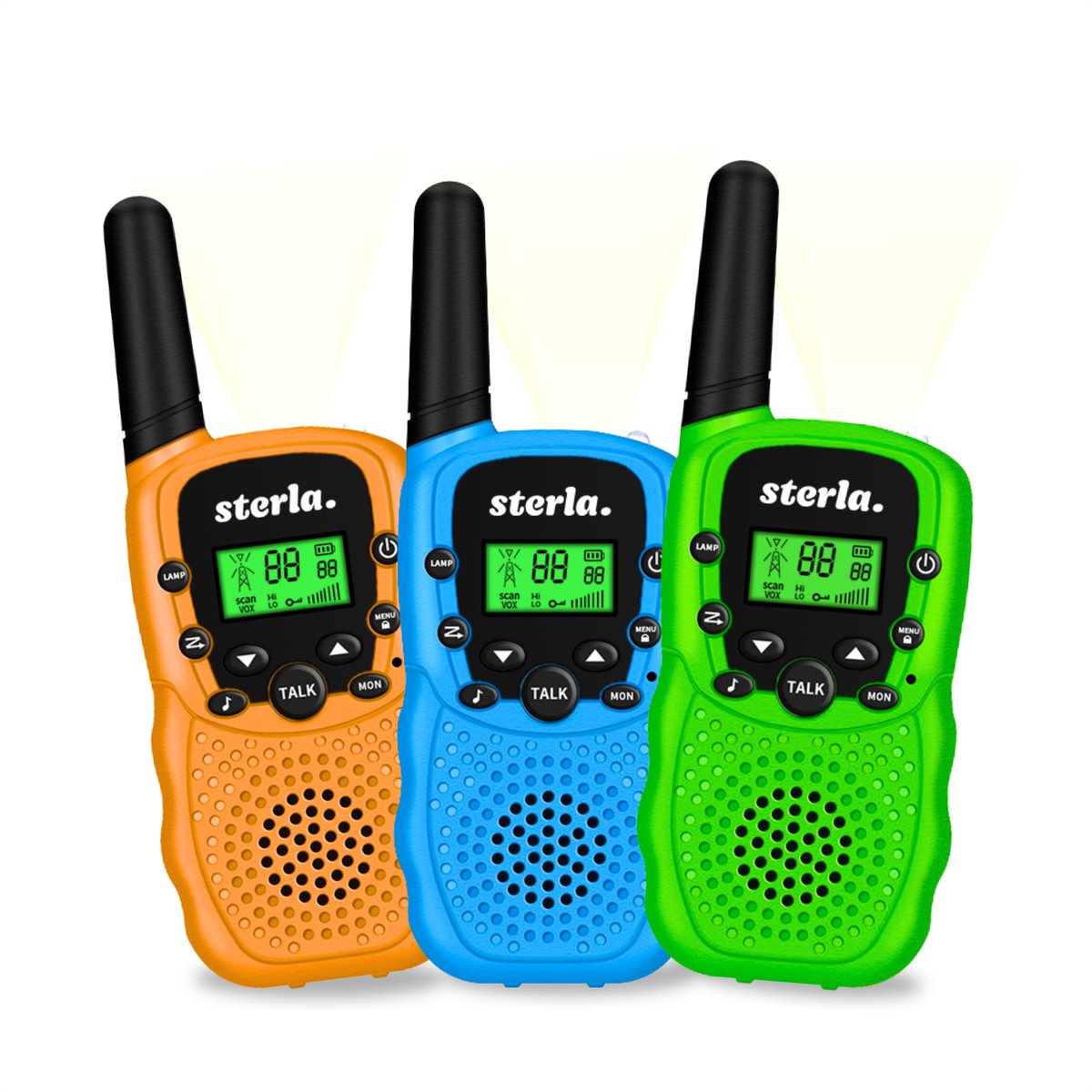 3in1 Walkie Talkie voor Kinderen - Bereik tot 5 km - Zaklamp - Valbestendig - Compact en Lichtgewicht