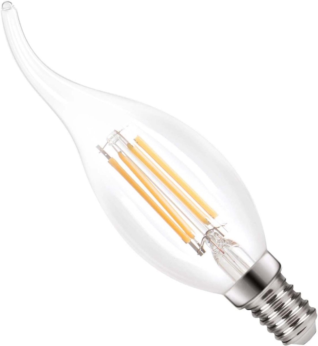 LED Kaarslamp - Kleine fitting - Sfeerverlichting creëren - Dimbaar filament - 5 Watt - Wa