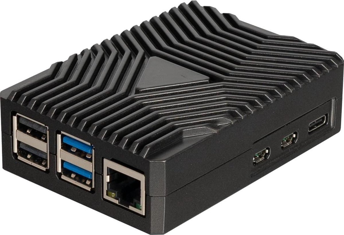 SBC Behuizing - Aluminium Case - Raspberry Pi Bescherming - Inclusief Passieve Koeling - 07 x 1 x 04 cm