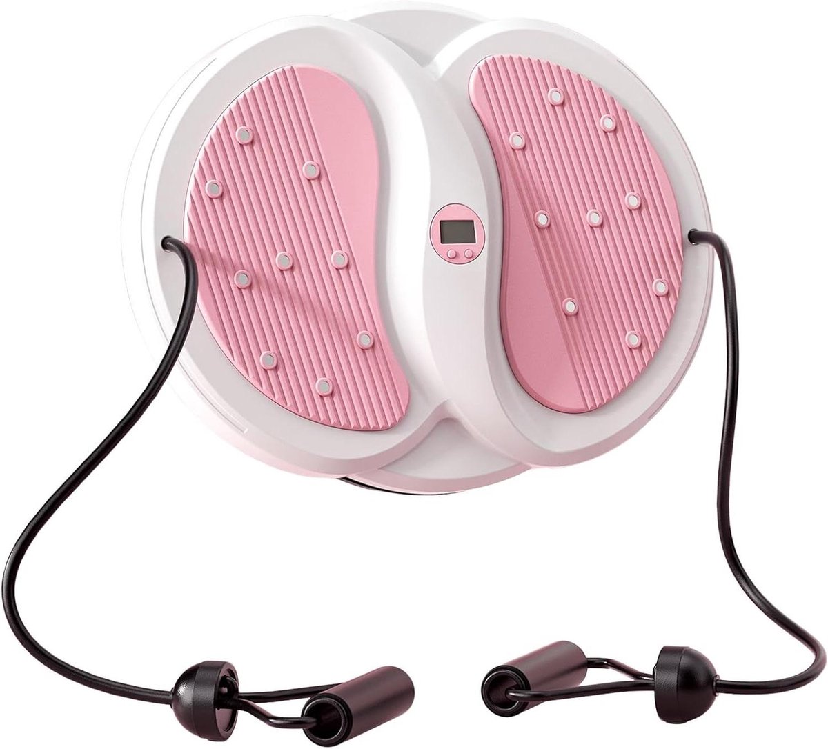 Taille Twist Machine - Oefen Schijf - Thuis Fitness - Met Slimme Teller - 39x30x13 cm - Roze