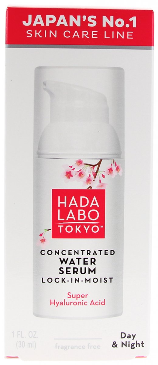 Hada Labo Tokyo Geconcentreerd Water Serum Lock-in-Moist - Dag & Nachtcrème - 30ml