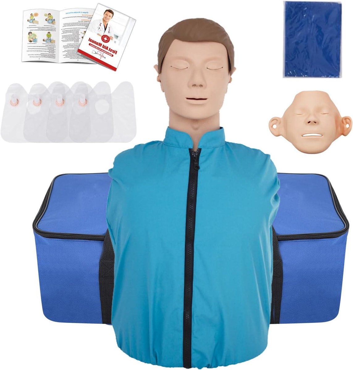 Reanimatiepop - Oefenpop EHBO - Levensreddende vaardigheden - Realistisch anatomisch model - Halve lichaamslengte - Niet gespecificeerd