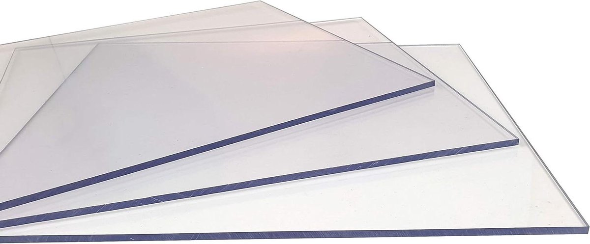Polycarbonaat Platen - Lexan Plaat - Glazen Vervangen - Onbreekbaar Materiaal - 2050 x 1250 mm - Transparant