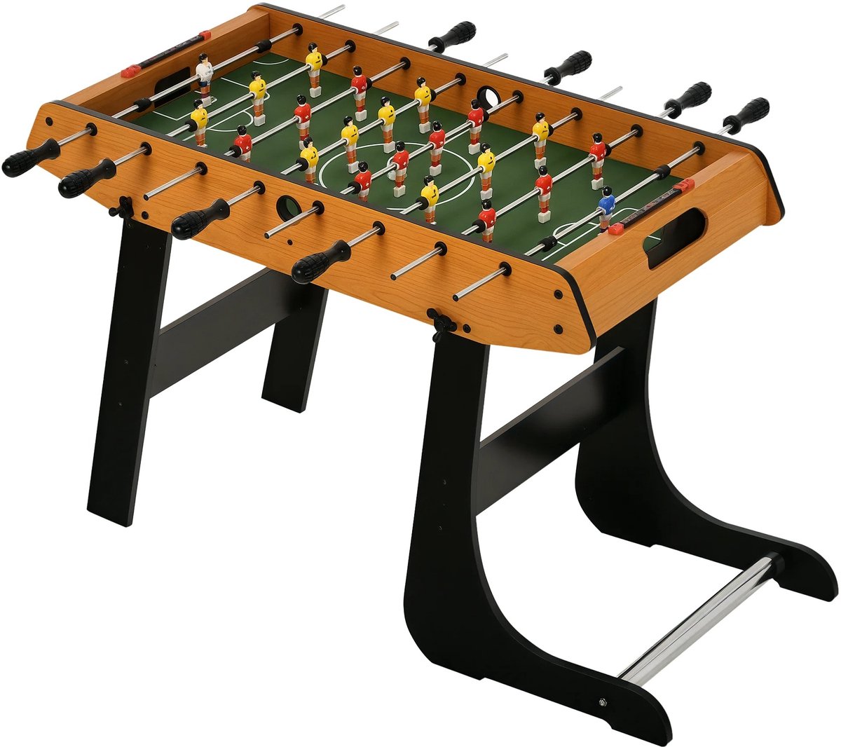 Cellista Tafelvoetbaltafel Opvouwbaar - Voetbalspel Tafel - 22 Spelers - MDF Speeltafel - Inclusief 2 Ballen - 98x42x62,5 cm