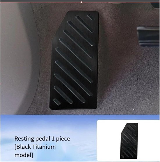 Auto Pedaalhoezen - Pedaal Covers Set - Verbeterde Rijervaring - Antislip Aluminium - Voor Zeekr 7X - Zwart — afbeelding 3