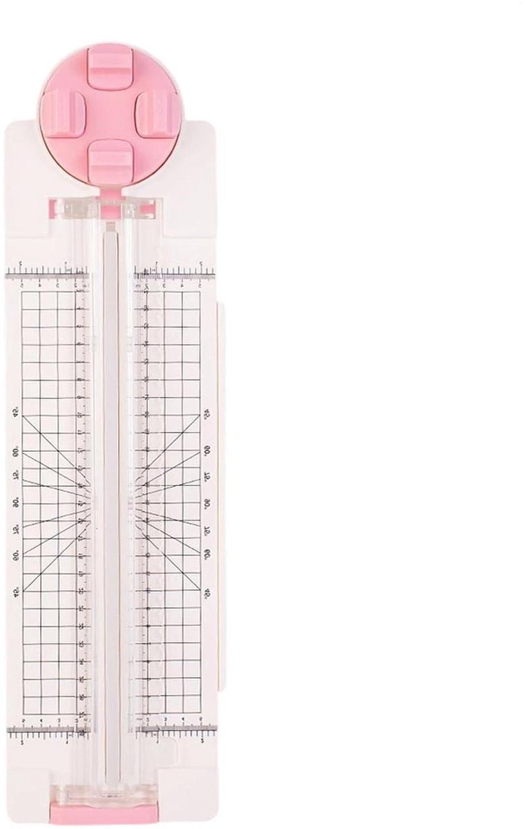 Papiersnijder Multifunctioneel - Precisie Snijder - Kaarten Maken - 4-in-1 Functie - 44 cm Lengte - Grijs