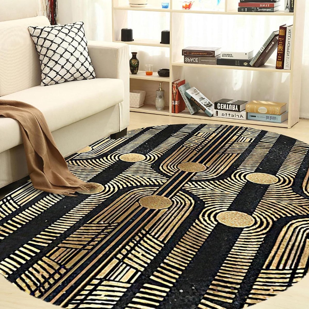 Moderne Vloerkleed - Zachte Vloerbedekking - Woonkamer Decoratie - Anti-slip Onderkant - 2