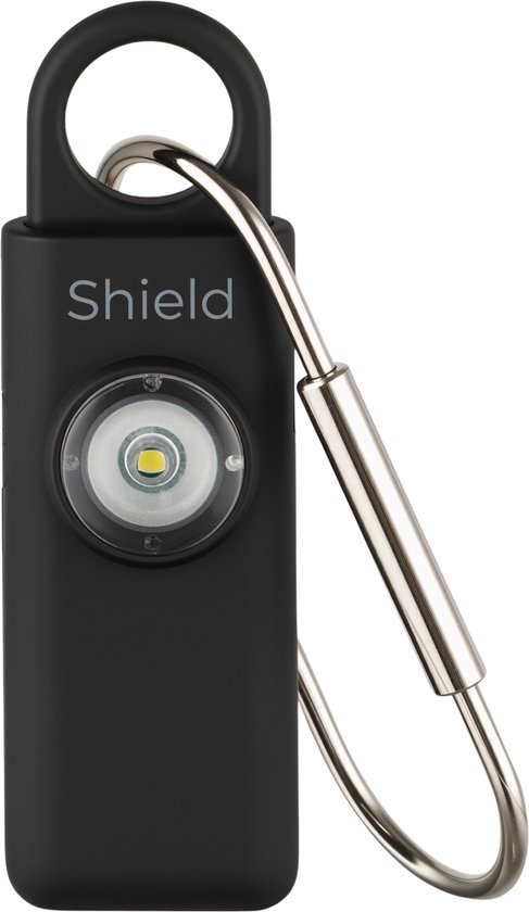 Foto: Faas persoonlijk alarm zwart sleutelhanger noodknop voor zelfverdediging 130 db zaklamp met flitsmodus usb oplaadbaar