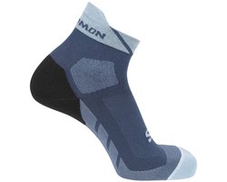 Salomon - Speedcross Ankle Socks | Enkelsokken | Maat XL / 45-47 - Poseidon / Tourmaline