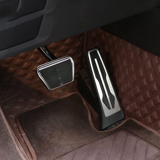 Auto Pedaalhoezen - Pedaal Covers - Verbeteren Rijervaring - Antislip Rubber - 1 Stuk - Zilver — afbeelding 3